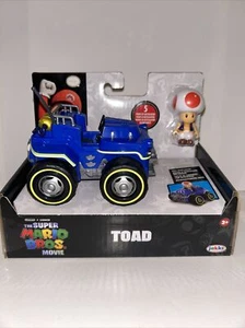 NUEVO Super Mario Bros. Película SAPO Figura y Juego de Juguete de Kart Tracer Tracer Tracer - Imagen 1 de 5