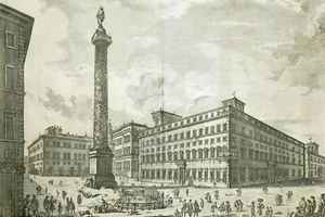 ROM - Piazza Colonna - Radierung um 1780 - Picture 1 of 2