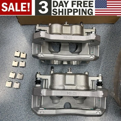 Front Brake Calipers w/ Brackets fit for 2012-2017 Ford F-150 Lobo FL3Z2B121A - Image 1 of 4