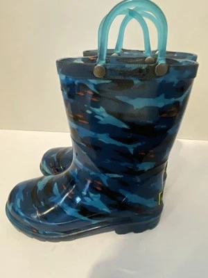 Botas de lluvia Western Chief para niños 10 tiburones Foto 1 de 4