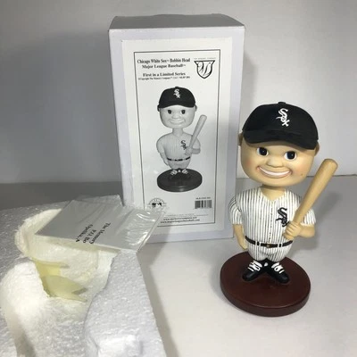"De colección 2001 Chicago White Sox Bobbin Head Grandes Ligas Béisbol Serie Limitada 7""" Foto 1 de 4