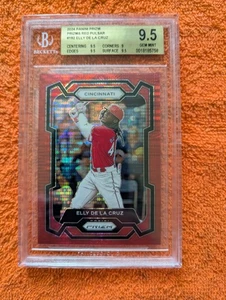 2024 Panini Prizm Prizms Red Pulsar Elly De La Cruz #192 BGS 9.5 - Foto 1 di 2