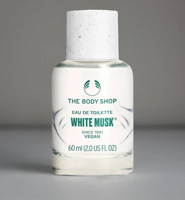 The Body Shop Conjunto White Musk Eau DeToilette Perfume Spray 1oz 30ml+ Desodorante Novo Na Caixa - Imagem 1 de 2