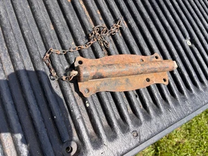 Antique Vintage 10" Heavy Duty Spring Loaded Barn Door/Gate Latch - Picture 1 of 2