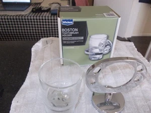 BOSTON TOOTHBRUSH HOLDER WITH GLASS BEAKER - Picture 1 of 2
