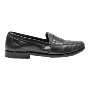 COLE HAAN Loafer Shoes Black Leather Mens UK 9.5 - Picture 1 of 6