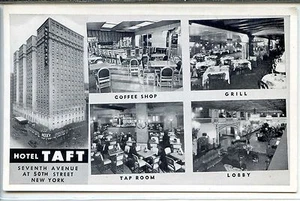 CP Etats-Unis - United-States - New-York - Hotel Taft - Imagen 1 de 1