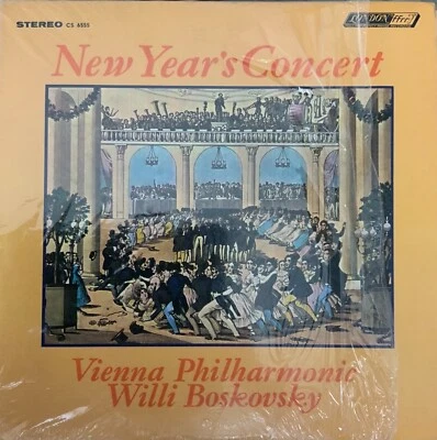 NEW YEAR CONCERT-WILLI BOSKOVSKY-ORIGINAL 1967 LONDON  CS-6555 STEREO VINYL RARE - Image 1 of 2