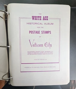 Over 275 VATICAN CITY STAMP COLLECTION White Ace Pages 1933-1965 NH and LH - Picture 1 of 24