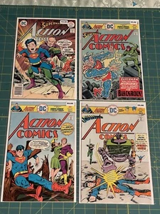 1975 DC Action Comics Lot #s 451, 455, 458, 466 Superman - Picture 1 of 5