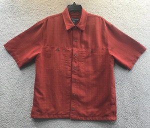 5.11  Tactical Series Mens Shirt M Casual Short Sleeve Button & Snap Rust Flaw