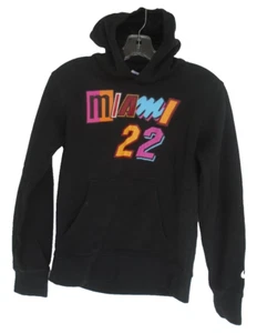 Nike Miami Heat Jimmy Butler #22 Kids Hoodie Size M (10-12) Black - Picture 1 of 4