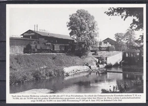 Dampflok T 10 als 76 006 im Bahnhof Celle Süd im Juni 1952 - Bild 1 von 2