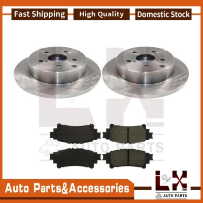 Rotores de freno traseros pastillas de freno de cerámica para Toyota Prius V 2012-2017 alta calidad Foto 1 de 4