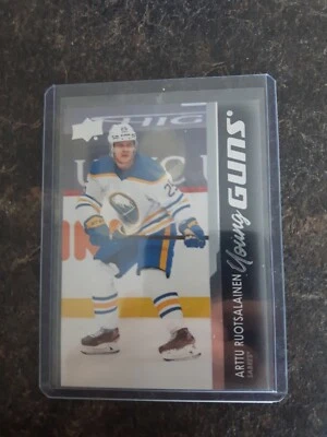 2021-22 Upper Deck Series 1 Young Guns Arttu Ruotsalainen YG RC Card# 221 - Image 1 of 2
