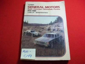1972-85 GM- Buick, Chevrolet, Oldsmobile, puesta a punto y nuevo. MANUAL CLYMER - Imagen 1 de 5