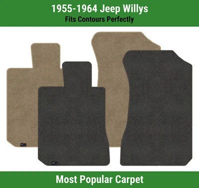 Коврики для переднего ряда Lloyd Ultimat для Jeep Willys 1955-1964 годов выпуска  - Изображение 1 из 4