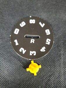 . Vtg Tudor NFL Electric Football Super Bowl Replacement Right Dial W/ Cog Wheel