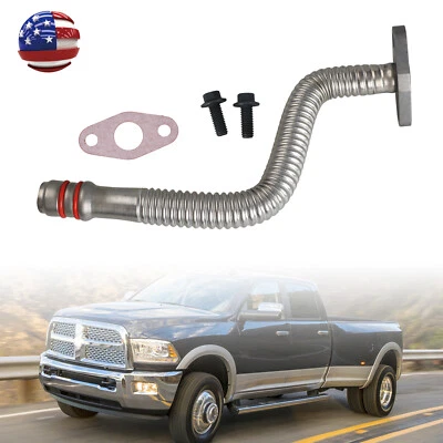 Juego de manguera de drenaje de aceite turbo para Dodge Ram 5500 4500 3500 2500 Cummins diésel 6,7 L Foto 1 de 4