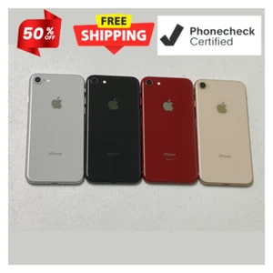Apple iPhone 8 64GB 256GB -Very Good Condition- Unlocked Verizon At&t Touch ID - Picture 1 of 9