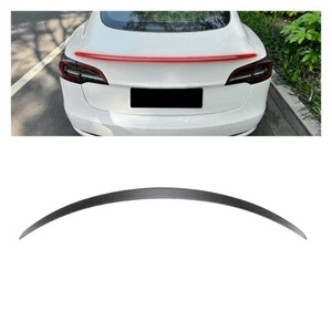 Gloss Black Performance Boot Rear Trunk Lip Spoiler For Tesla Model 3 2017+ - Picture 1 of 5