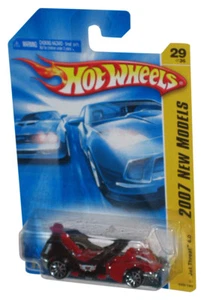 Hot Wheels 2007 New Models 29/36 Jet Threat 4.0 Red & Black Toy Car 029/180 - Picture 1 of 1