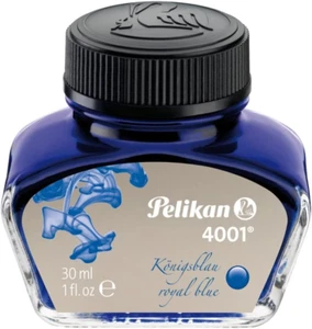 Pelikan 4001 Bottled Ink for Fountain Pens, Royal Blue, 30Ml, 1 Each (301010) - Picture 1 of 12