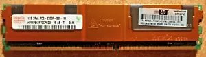 Hynix 1 GB 2Rx8 PC2-5300F-555-11 FB-DIMM - Picture 1 of 2