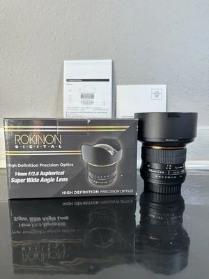 Rollin 14mm F2.8 Aspherical Super Wide Angle Lens for canon EF - Image 1 of 4
