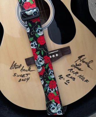 芬达经典设计 CD-135CE 原声/电吉他 HOWARD LEEE 签名 — 第 1/4 张图片