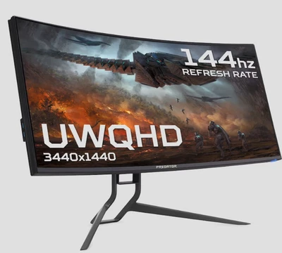 Acer Predator 34" X34GS 3440x1440 IPS 180Hz 0.5ms FreeSync/G-Sync - Bild 1 von 4