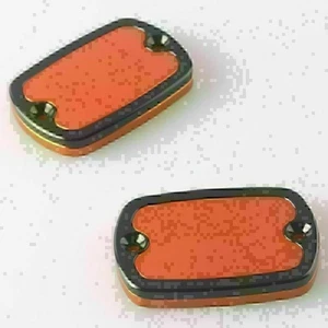 Brake Fluid Tank Cap Fit Yamaha T-Max 500 2004-2011 & T-Max 530 2012-2014 Orange - Picture 1 of 3
