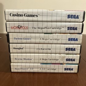 Lot Of 6 Sega Master System Games