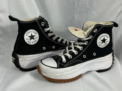 Converse Chuck Taylor Run Star Hike High Top Black Shoes Sneakers M 5 / W 6.5 - Image 1 of 4