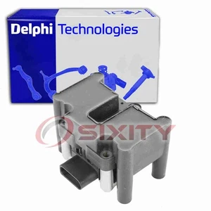 Delphi Ignition Coil for 1999-2015 Volkswagen Jetta 2.0L L4 Wire Boot Spark rm - Picture 1 of 5