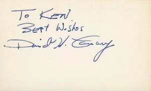 David Canary - signierte Karteikarte - Bild 1 von 1