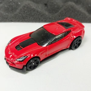 Corvette C7 Z06 Hot Wheels 2017 rot & schwarz 1/64 lose DTW79 - Bild 1 von 8