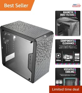 Stylish MasterBox Q300L Micro-ATX Tower with Efficient Cooling & Dust Filters - Photo 1/16