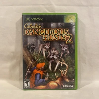 Cabela's Dangerous Hunts 2 (Microsoft Xbox, 2005) No Manual Great Free Shipping - Image 1 of 4