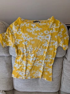 M And s collection Womens Top Size 10 Yellow - Picture 1 of 11