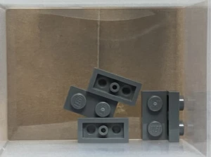 LEGO Parts - Dark Bluish Gray Plate 1 x 2 - No 3023 - QTY 5 - Picture 1 of 1