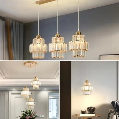 Kitchen Pendant Light Crystal Lamp Shop Chandelier Lighting Hotel Ceiling Lights - Image 1 of 4