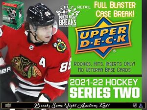 ANAHEIM DUCKS 2021-22 UD Series TWO Hockey 20 Box Blaster Case Break #1