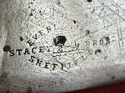 БРАТЬЯ СТЕЙСИ — ЭПОХА ГРАЖДАНСКОЙ ВОЙНЫ, ШЕФФИЛД 1800-Х ГОДОВ — УРЕЗАННЫЙ НОЖ — АНТИКВАРНЫЙ - Изображение 1 из 4