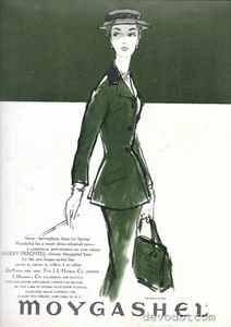 Anuncio de moda Moygashel de los años 50 1955 - Imagen 1 de 1