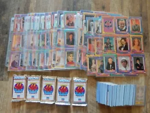 1991 Hollywood Walk of Fame Trading Card Incomplete Set of 225 + 5 SEALED Packs - Bild 1 von 19