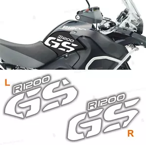 Adesivi Bianco Compatibili Fiancate Serbatoio BMW R 1200 GS ADVENTURE 2006-2013 - Imagen 1 de 4