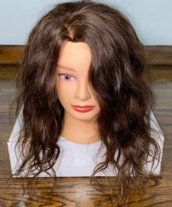 Marianna Miss Ameri-Kin No. 14112 Mannequin Head Cosmetology 100% Real Hair - Picture 1 of 7