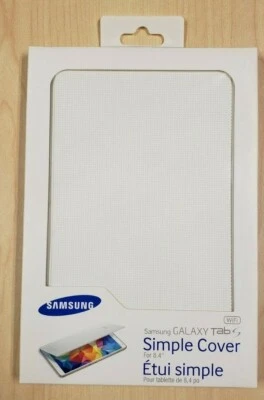 Samsung Simple Cover for Samsung Galaxy Tab S 8.4 - White (EF-DT700WWEGCA) - Image 1 of 2