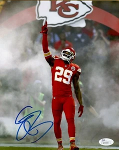 Eric Berry Kansas City Chiefs Signed 8 x 10 Photo w/JSA COA - Picture 1 of 2